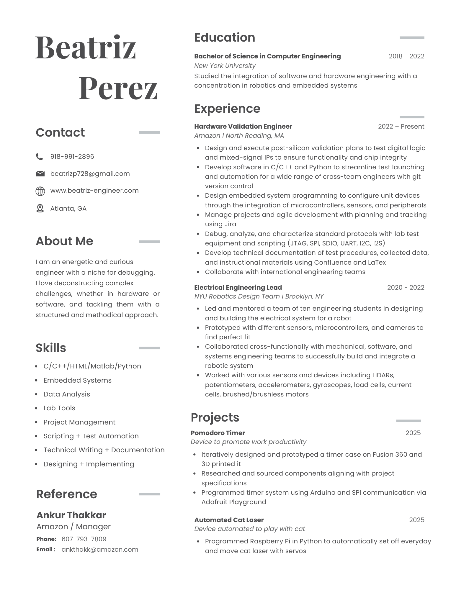 BeatrizP Resume
